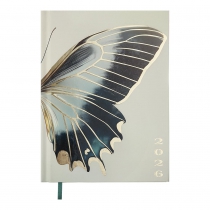 Дневник датированный полиграфический SPOLETO 2026, A5, темно-зеленый Buromax BM.2168-16