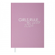 Дневник датированный 2024 MOTIVETION, A5, розовый Buromax BM.2171-10