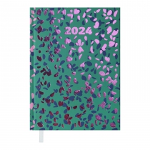 Дневник датированный 2024 MODERNA, A5, бирюзовый Buromax BM.2172-06