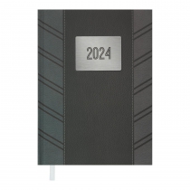 Щоденник датований 2024 HIDE, A5, сірий Buromax BM.2173-09