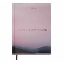 Дневник датированный полиграфический MIRACLE 2026, A5, розовый Buromax BM.2179-10