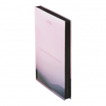 Дневник датированный полиграфический MIRACLE 2026, A5, розовый Buromax BM.2179-10