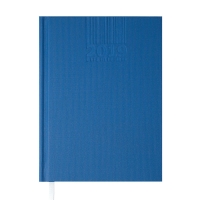 Ежедневник датированный 2019 BRILLIANT, A5, 336 стр., синий Buromax