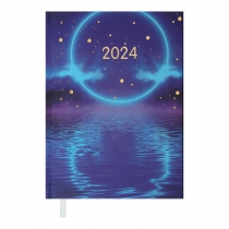 Дневник датированный 2024 ONLY, A5, фиолетовый Buromax BM.2183-07
