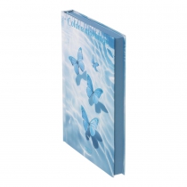 Щоденник датований поліграфічний ONLY 2026 , A5,   блакитний Buromax BM.2183-14