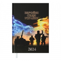 Дневник датированный 2024 HEROES, A5, черный Buromax BM.2189-01