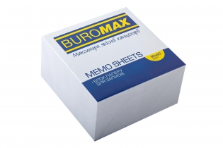 Блок білого паперу для нотаток 90х90х50мм., скл. Buromax BM.2214