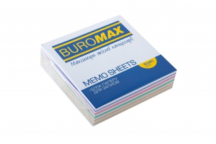 Блок паперу для нотаток "Зебра" 80х80х20мм, не скл. Buromax BM.2255