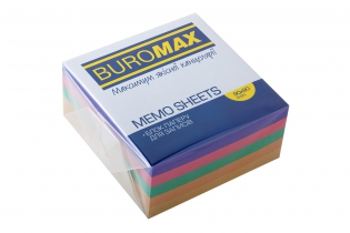 Блок бумаги для заметок "Декор" 90х90х40мм, скл. Buromax BM.2284