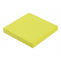 Блок для нотаток NEON, 75х75мм, 100арк., жовтий Buromax BM.2382-08