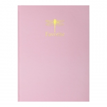 Книга канцелярська FAVOURITE, PASTEL, А4, 96 арк., клітинка, офсет, тверда ламінована обкладинка, рожева Buromax BM.2400-410
