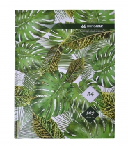 Книга обліку "FLORISTICA" 192 арк.кліт.оф.(тв. лам. обл), А4, зелений Buromax BM.24419101-04