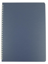 Книжка записн. на пруж. "BARK" А4, 60арк.,кл., пластик.обкл., синій Buromax BM.24454154-02