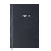 Ежедневник датированный 2019 STRONG, A6, 336 стр., черный Buromax