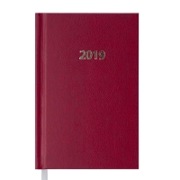 Ежедневник датированный 2019 STRONG, A6, 336 стр., бордовый Buromax