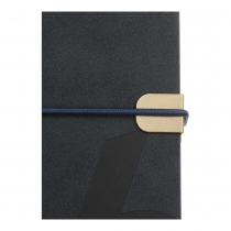 Щоденник датований 2026 BEST, A6, синій, штуч. шкіра Buromax BM.2519-02