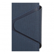 Щоденник датований 2026 NAVIGATOR, A6, синій, штуч. шкіра/поролон Buromax BM.2520-02