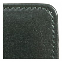 Щоденник датований 2026 BRAVO, A6, зелений, штуч. шкіра/поролон Buromax BM.2523-04