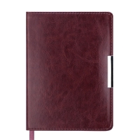 Ежедневник датированный 2019 SALERNO, A6, 336 стр., коричневый Buromax