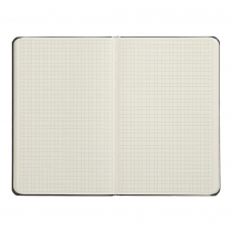 Книжка записна IDEA, на гумці, 136х207мм, 96 арк., кліт., офсет крем., тв.лам.обкл., бежева Buromax BM.255104-28