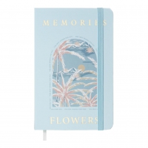 Книжка записная ESSENCE, на резинке, А6, 80 л., клетка., офсет крем., тв.лам.обл., белая Buromax BM.256104-12