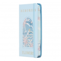 Книжка записная ESSENCE, на резинке, А6, 80 л., клетка., офсет крем., тв.лам.обл., белая Buromax BM.256104-12