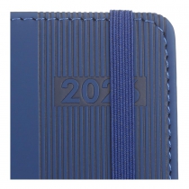 Щоденник датований 2026 BARONE, A6, синій, штучна шкіра/поролон Buromax BM.2578-02