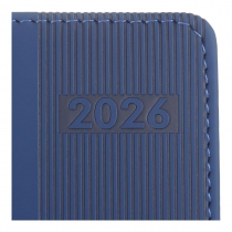 Щоденник датований 2026 BARONE, A6, синій, штучна шкіра/поролон Buromax BM.2578-02