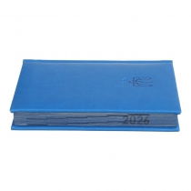 Щоденник датований 2026 HERALDRY, A6, світло-синій, иск.кожа/поролон Buromax BM.2584-02