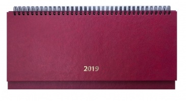 Планинг датированный 2019 STRONG, 120 стр. бордовый Buromax