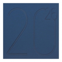 Щотижневик датований 2026 STEEL, A5, темно-синій, штуч. шкіра Buromax BM.2709-03