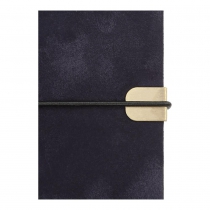 Щотижневик датований 2026 VELOUR, A5, чорний, штуч. шкіра Buromax BM.2710-01