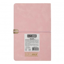 Щотижневик датований 2026 VELOUR, A5, рожевий, штуч.шкіра Buromax BM.2710-10