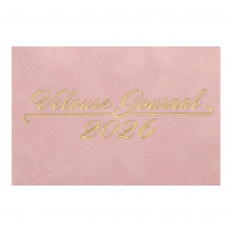 Щотижневик датований 2026 VELOUR, A5, рожевий, штуч.шкіра Buromax BM.2710-10