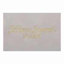 Щотижневик датований 2026 VELOUR, A5, світло-сірий, штуч.шкіра Buromax BM.2710-20