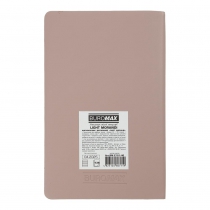 Щотижневик датований 2026 LIGHT MORANDI, A5, какао, штуч.шкіра Buromax BM.2712-40