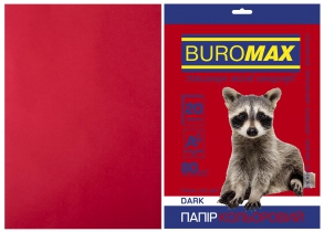 Папір кольоровий А4, 80г/м2, DARK бордовий, 20л. Buromax BM.2721420-13
