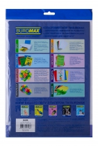 Набор цветной бумаги А4, 80г/м2, DARK, 5цв., 20л. Buromax BM.2721420-99