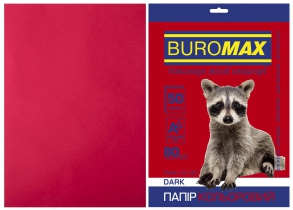 Папір кольоровий А4, 80г/м2, DARK бордовий, 50л. Buromax BM.2721450-13