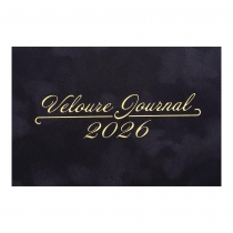 Щоденник датований 2026 VELOUR, A4, чорний, штуч. шкіра Buromax BM.2771-01