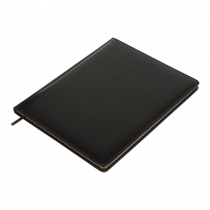 Щотижневик датований 2026 BRAVO, A4, чорний, штуч. шкіра/поролон Buromax BM.2780-01