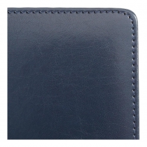 Щотижневик датований 2026 BRAVO, A4, синій, штуч. шкіра/поролон Buromax BM.2780-02