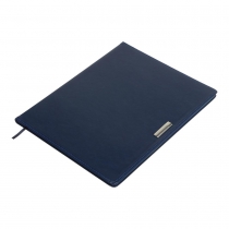 Щотижневик датований 2026 SALERNO, A4, синій, штуч. шкіра Buromax BM.2781-02