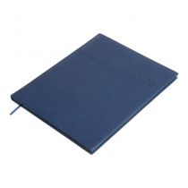 Щотижневик датований 2026 ORION, A4, синій, штуч. шкіра/поролон Buromax BM.2783-02