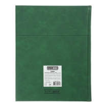 Щотижневик датований 2026 ORION, A4, зелений, штуч. шкіра/поролон Buromax BM.2783-04