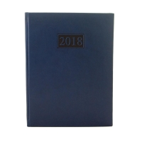 Еженедельник датированный 2018 GENTLE (Torino), A4, 136 стр. синий Buromax
