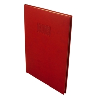 Еженедельник датированный 2018 GENTLE (Torino), A4, 136 стр. красный Buromax