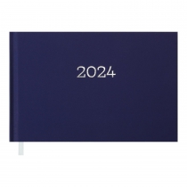 Щотижневик кишеньковий датований 2024 MONOCHROME, синій Buromax BM.2804-02