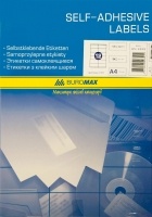 Етикетки з клейким шаром 12шт., 105х48мм (100 аркушів) Buromax