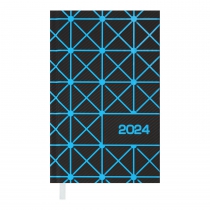Еженедельник карманный вертик датированный 2024 LINEA, синий Buromax BM.2883-02